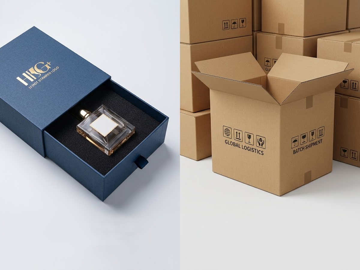 Perfume Packaging Selection Guide – Retail Rigid Drawer Gift Boxes & Shipping Corrugated Cartons