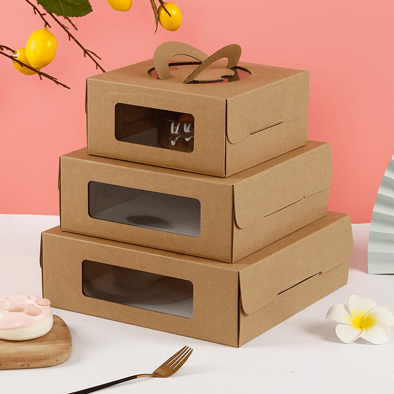 Custom Kraft Cake Boxes Secondary image