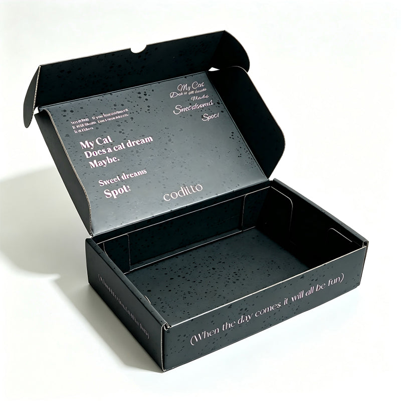 Custom Black Mailer Boxes