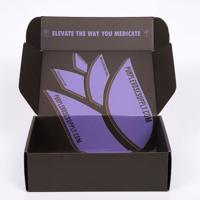Custom Black Mailer Boxes