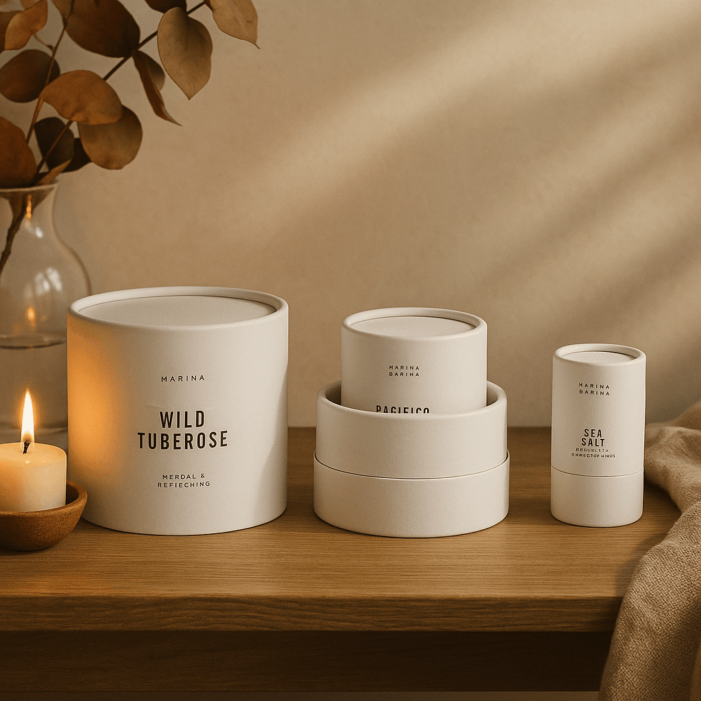 Candle Paper tube packaging