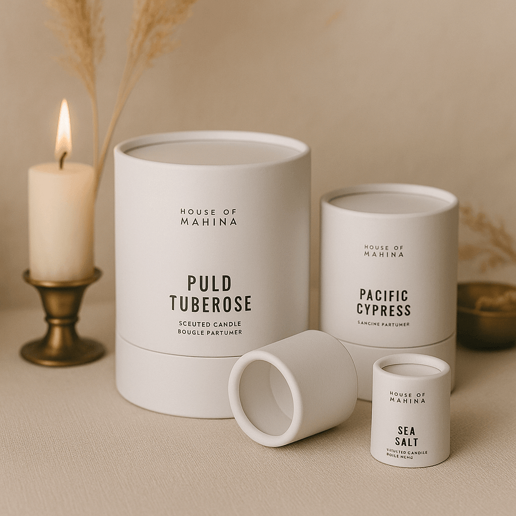 Candle Paper tube packaging Main image