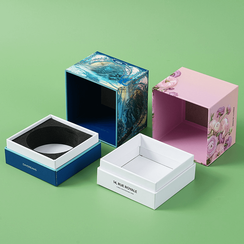 Custom printed candle packaging boxes