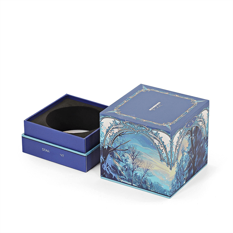 Custom printed candle packaging boxes