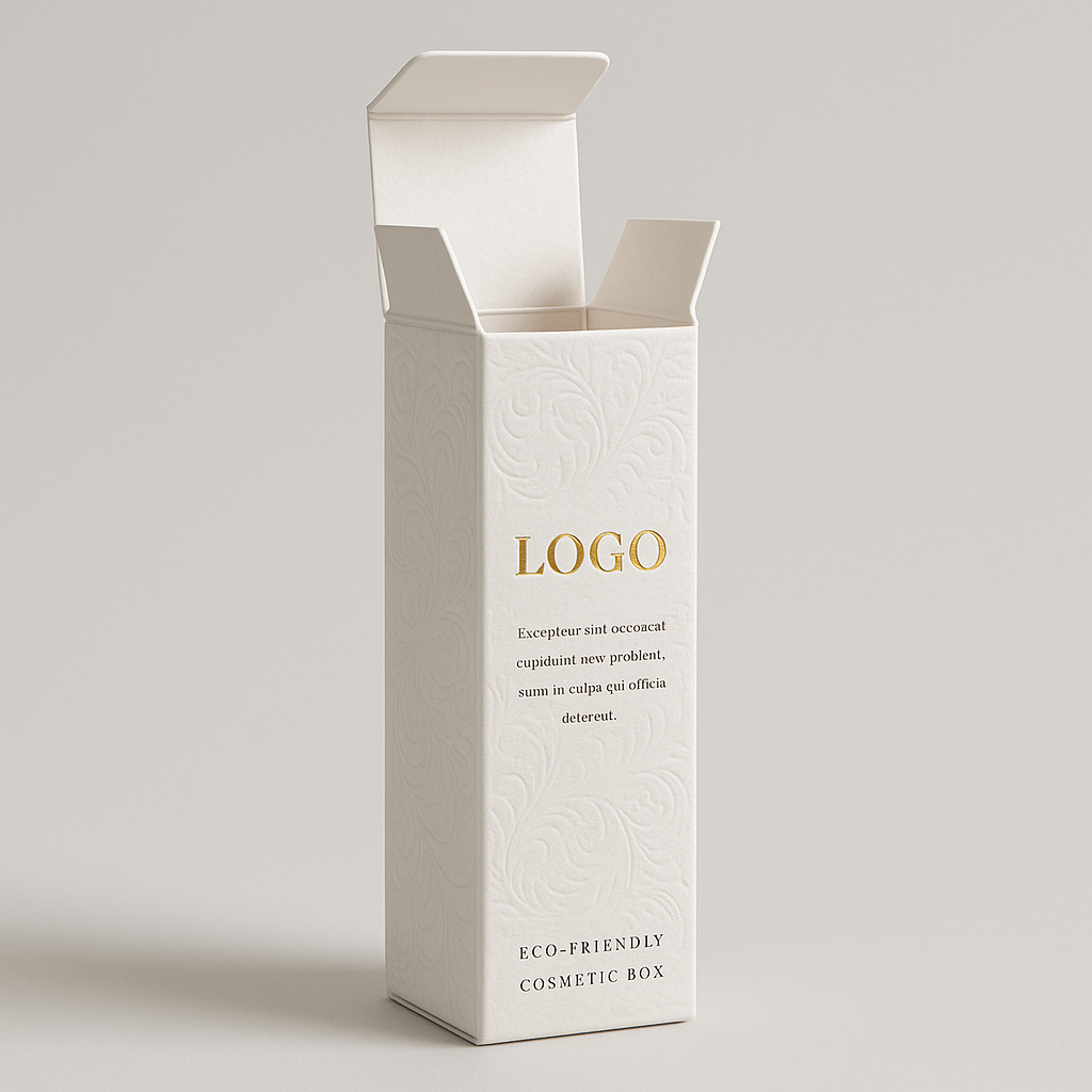 Personalized cream packaging with logo