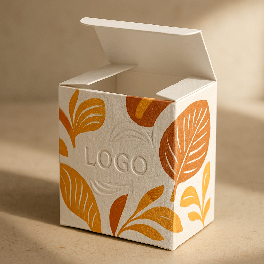 Personalized cream packaging with logo
