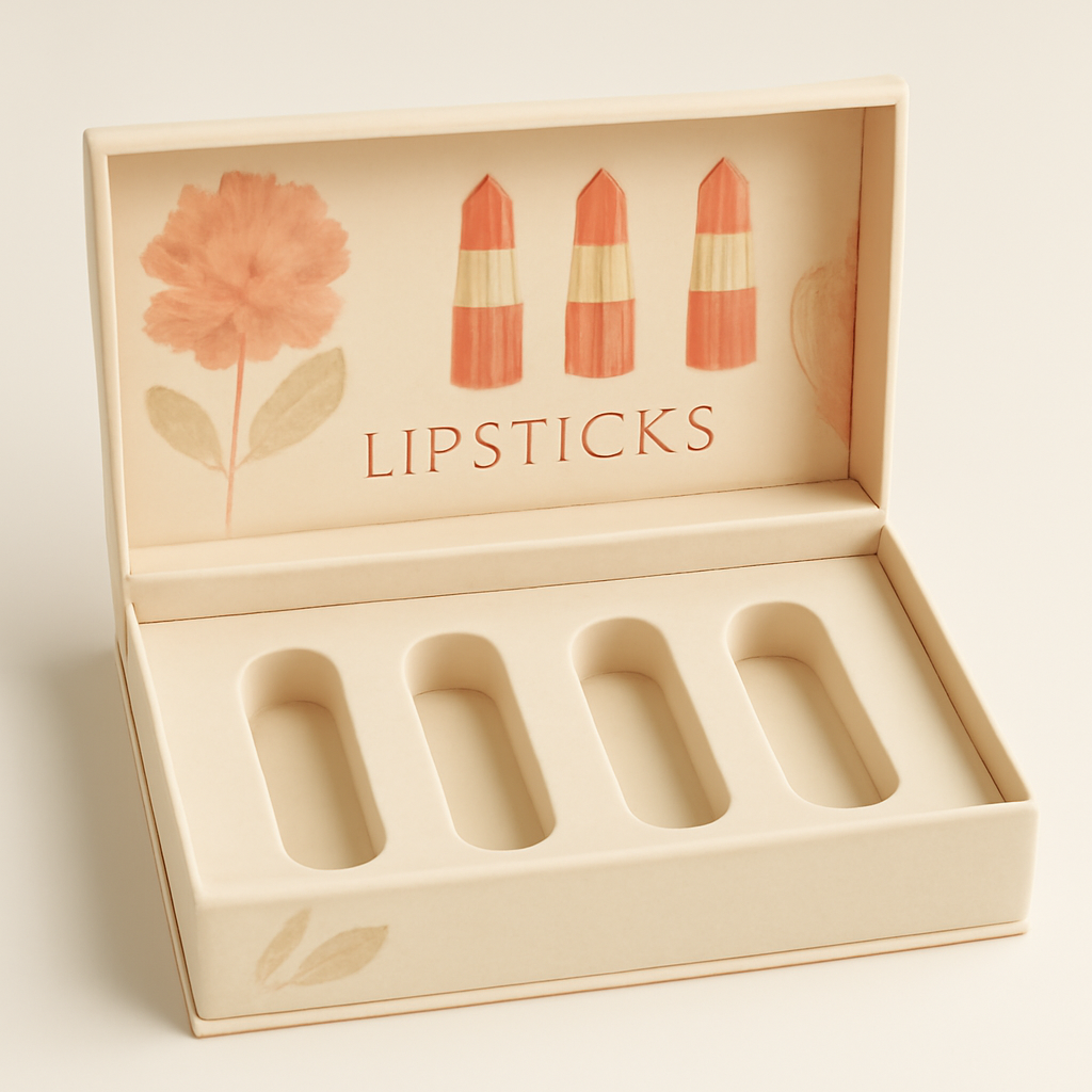Magnetic lipstick box packaging