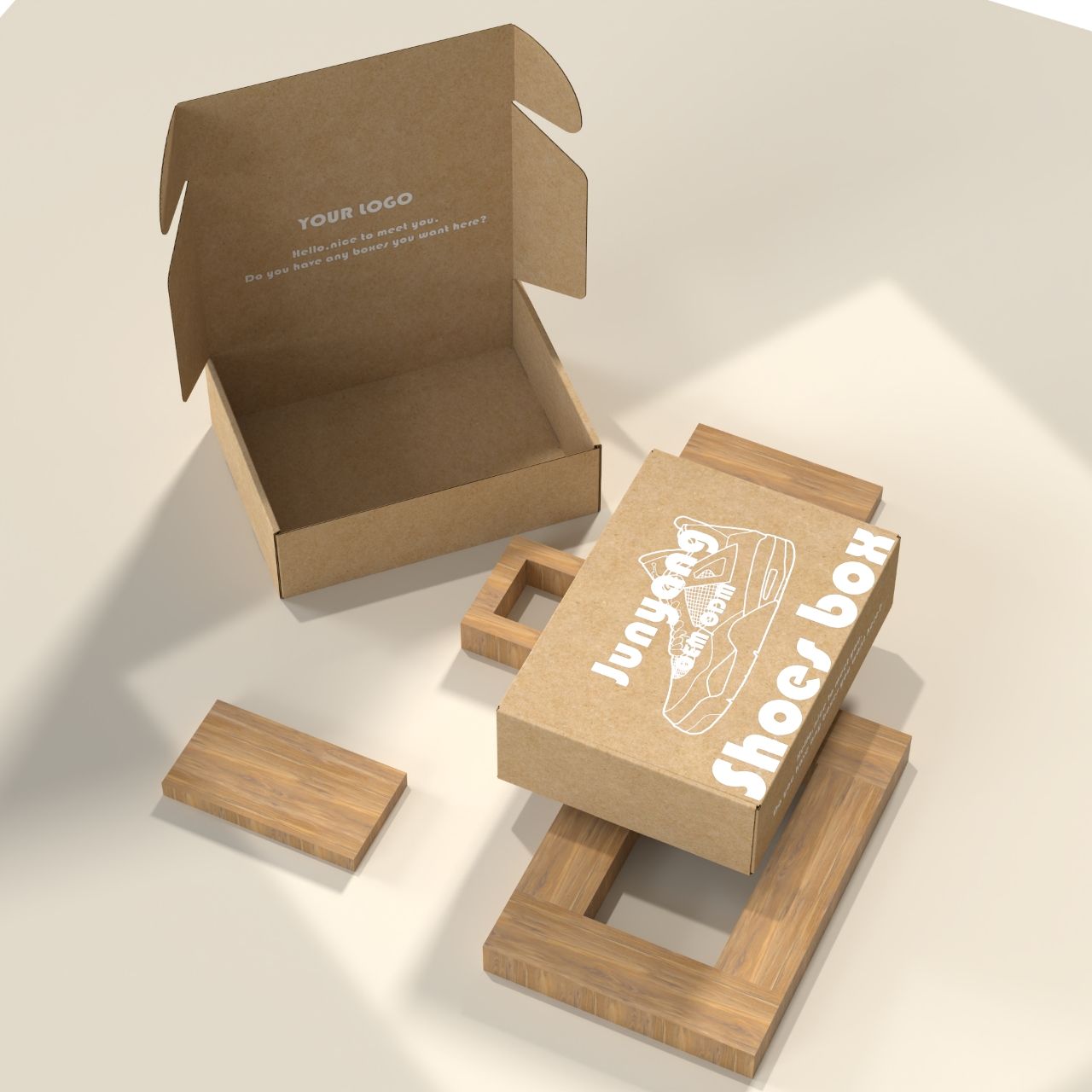 Custom Rigid Boxes in Shoe Packaging Main image