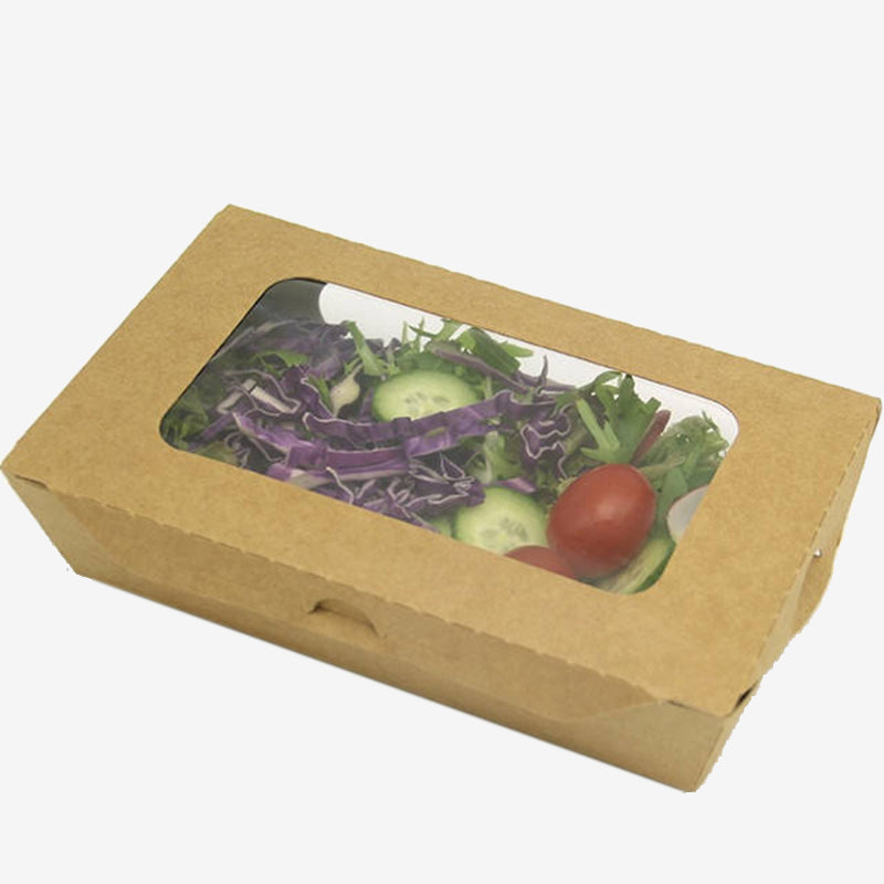 Custom Salad Packaging Boxes with Window Main image
