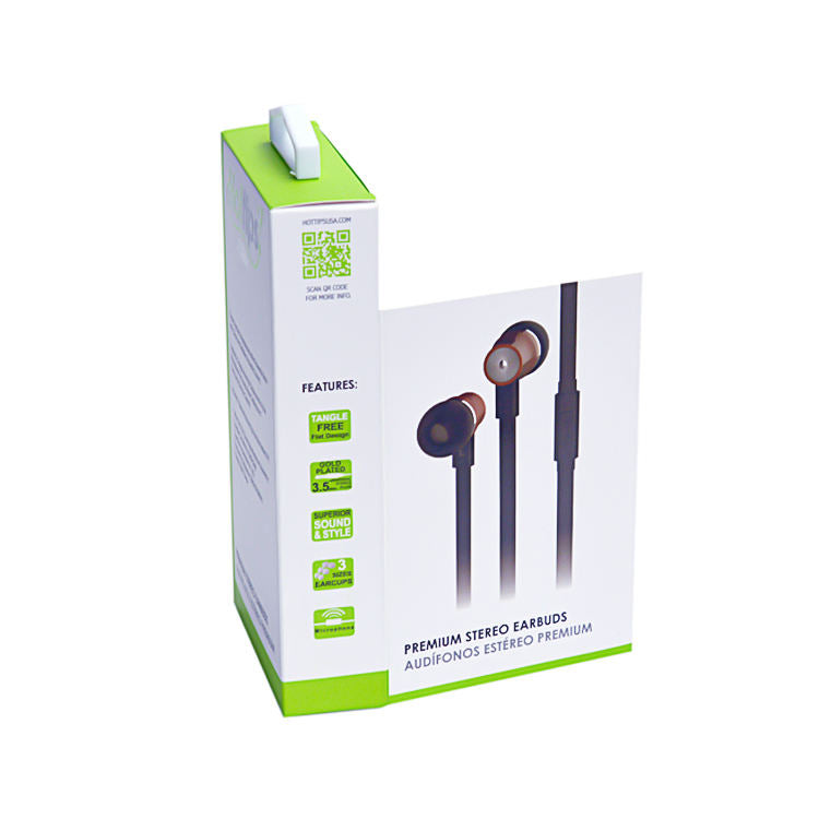 Custom Stereo Earphones Packaging Boxes