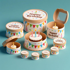 Custom cake boxes with logo