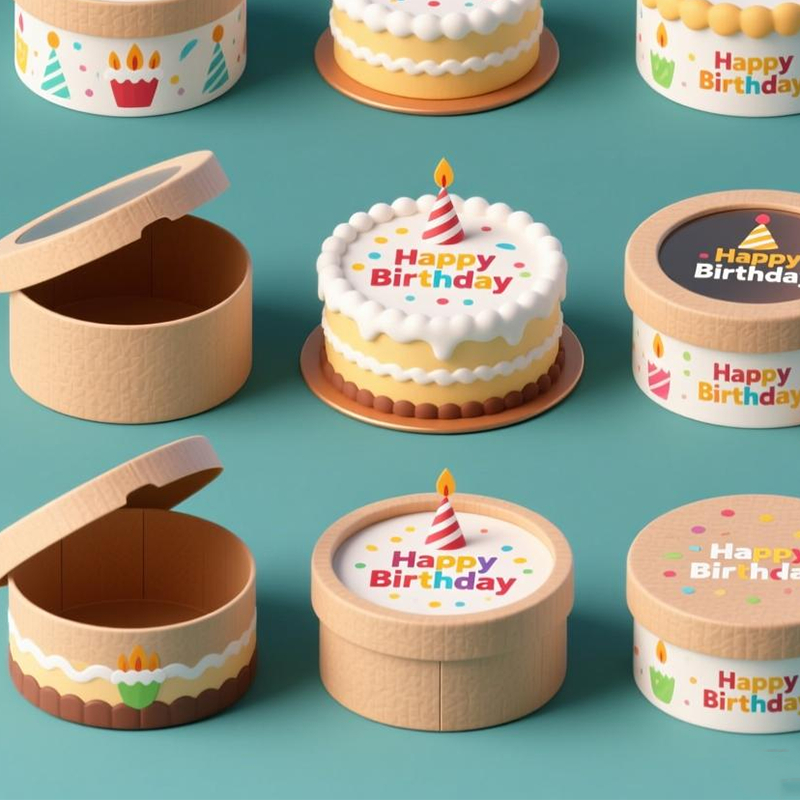 Custom cake boxes with logo
