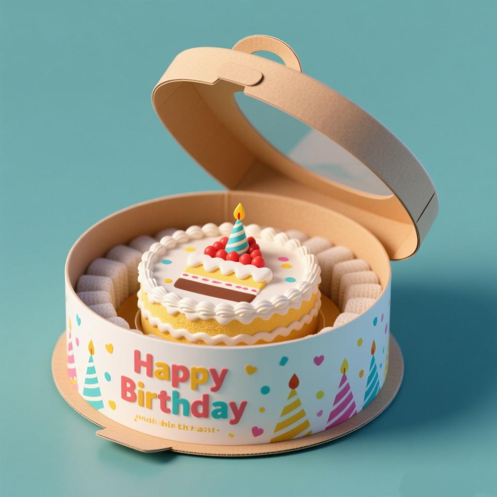 Custom cake boxes with logo