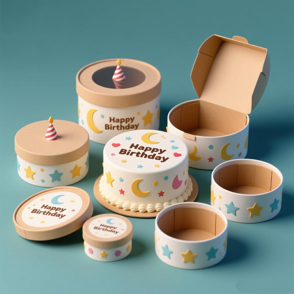 Custom cake boxes with logo
