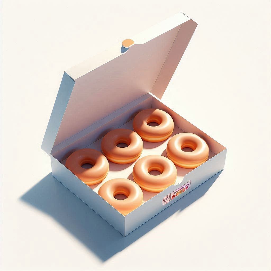 Cajas para empaquetar donas