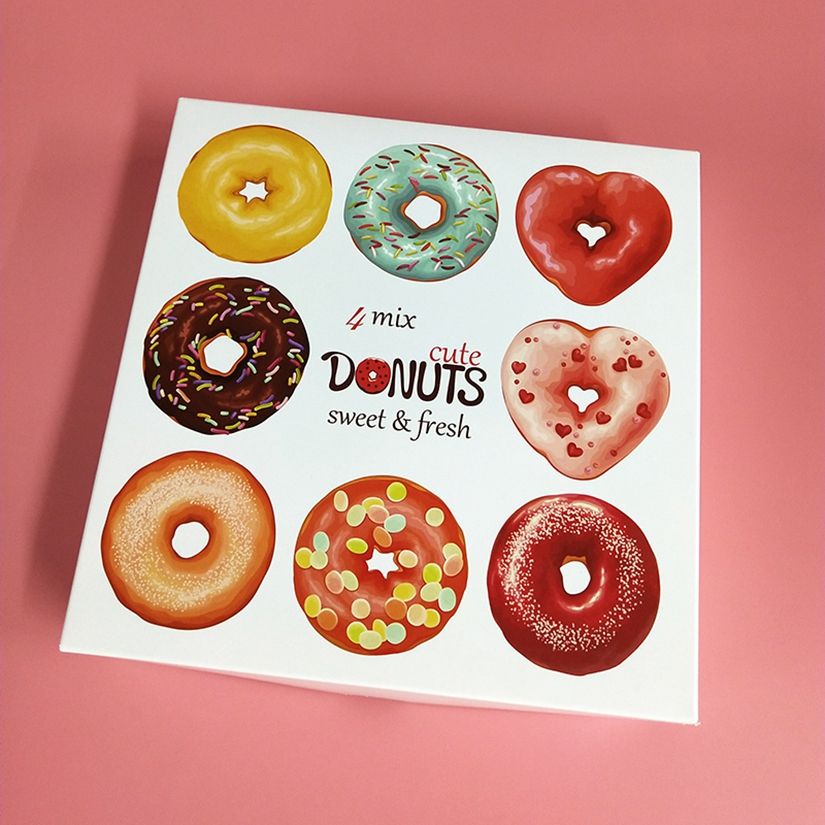 Cajas de donas personalizadas