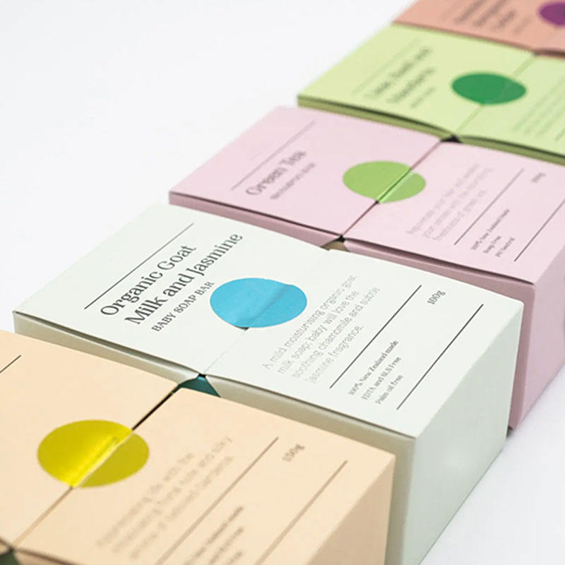 Eco-friendly soap packaging boxes wholesale