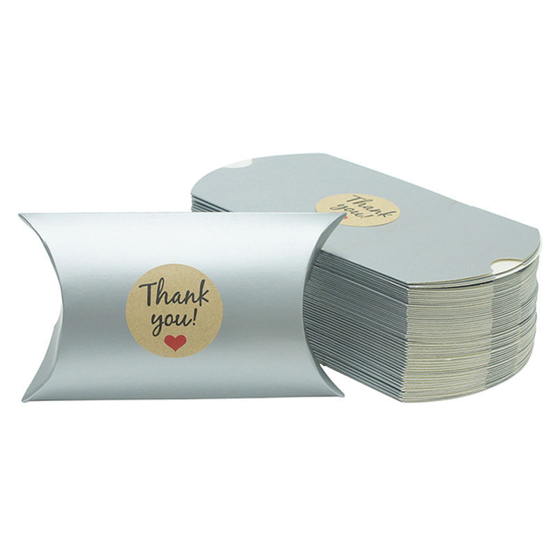 Custom Logo Pillow Boxes Secondary image