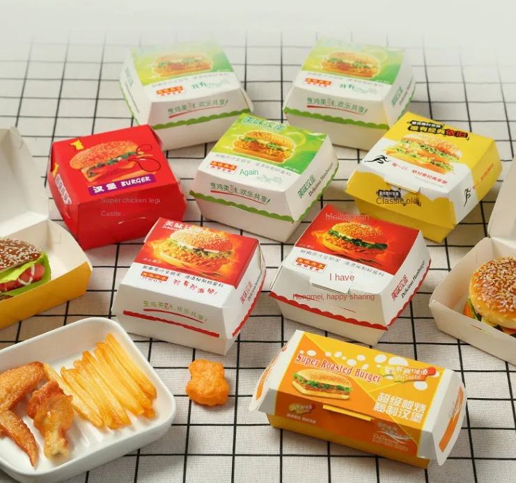 Hamburger boxes & burger trays