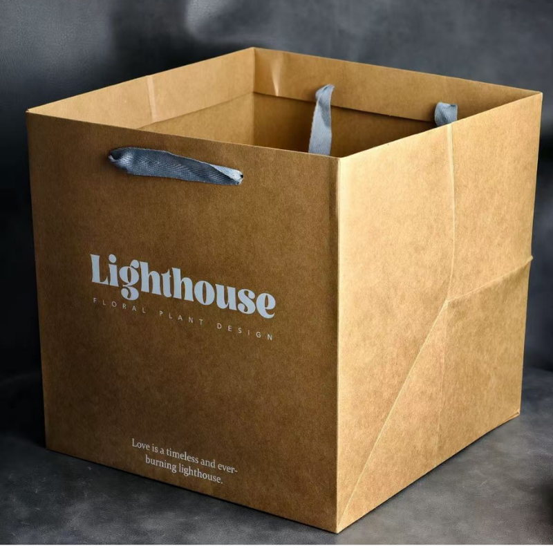 Recyclable kraft  paper bags Secondary image