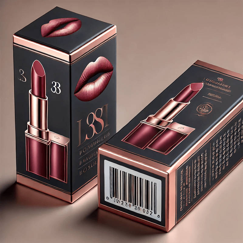 Private label lipstick packaging