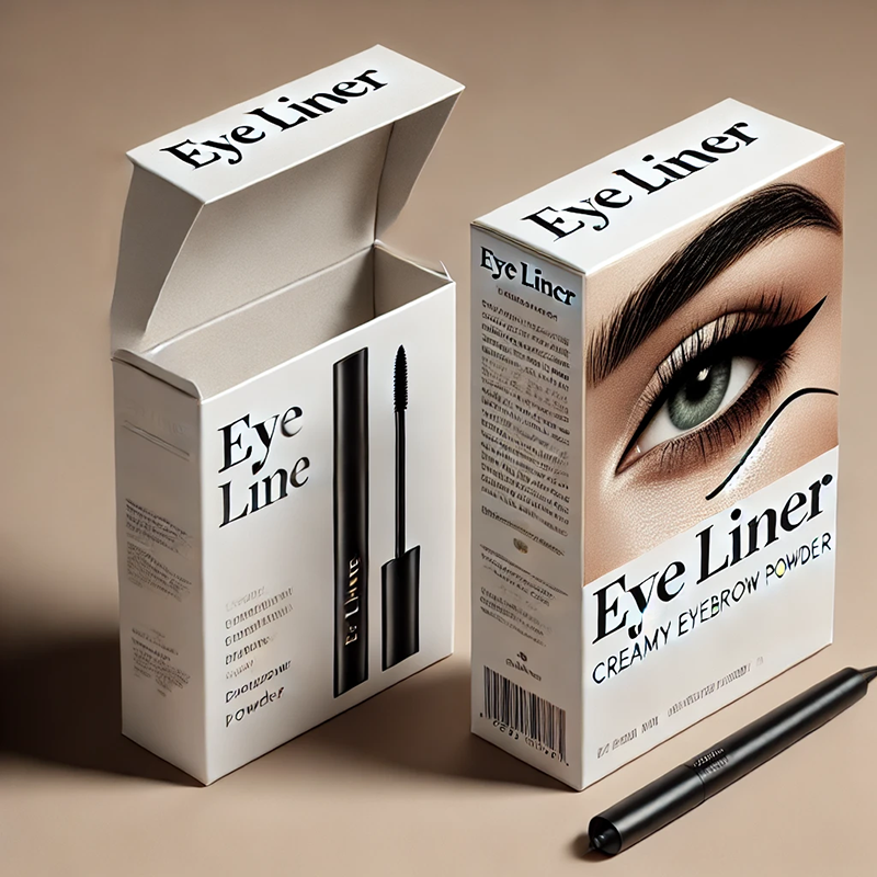 Cardboard eyeliner boxes