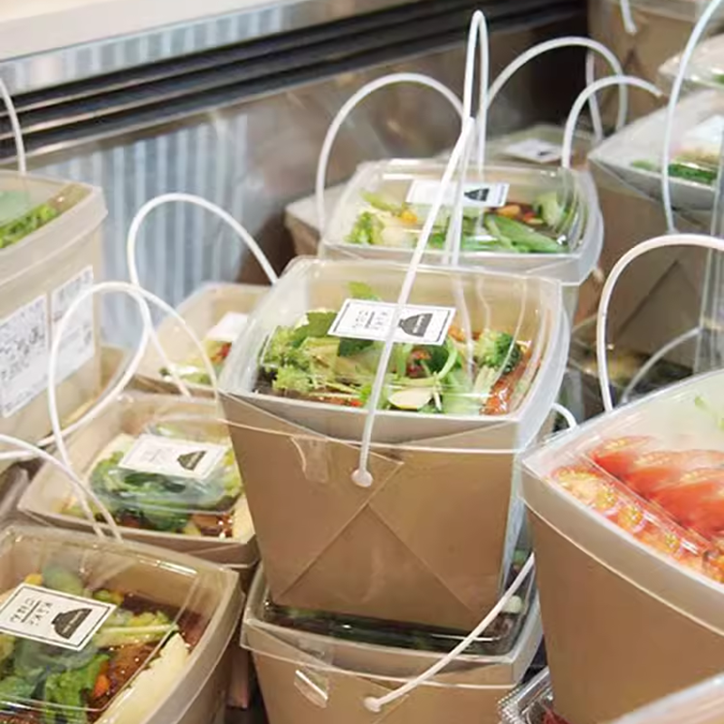 Custom Kraft Salad Boxes