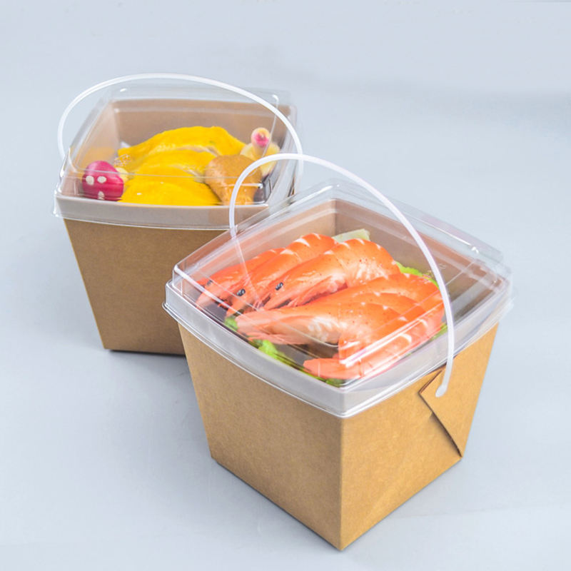 Custom Kraft Salad Boxes