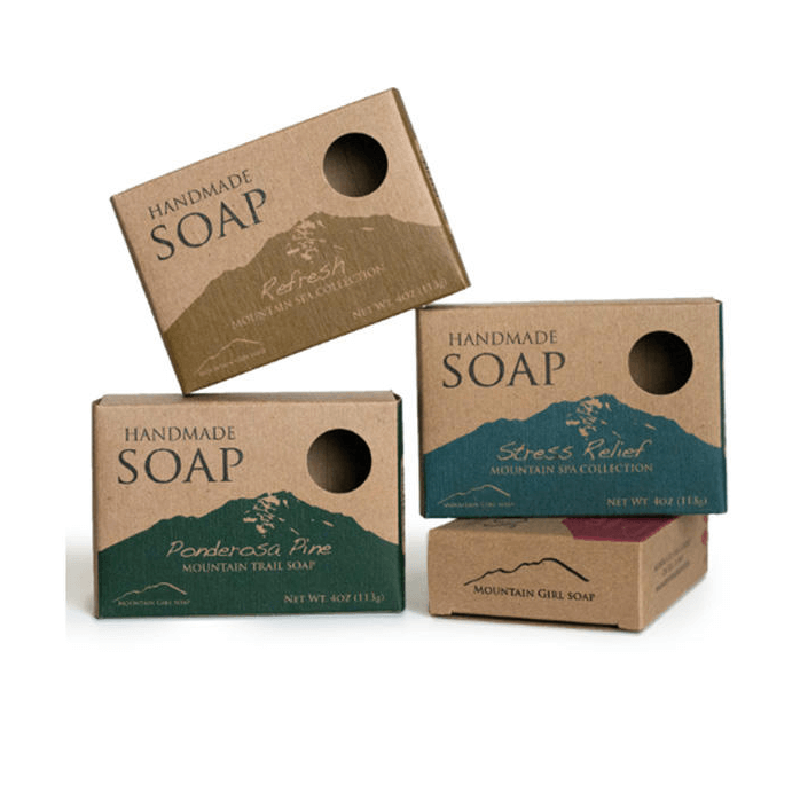 Custom Brown Soap Boxes
