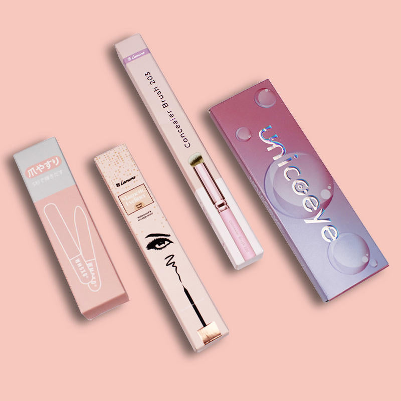 Holographic eyeliner boxes