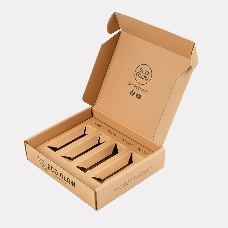 Shipping mailer boxes with insert