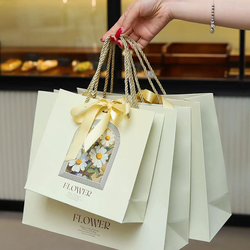Custom paper bags with twisted handles Main image