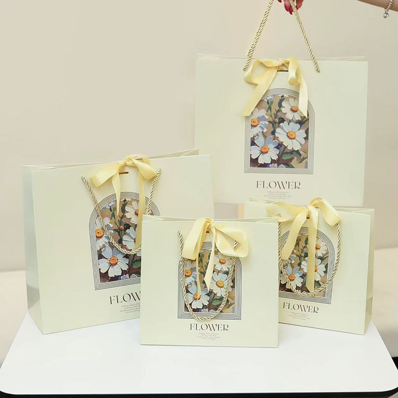 Custom paper bags with twisted handles