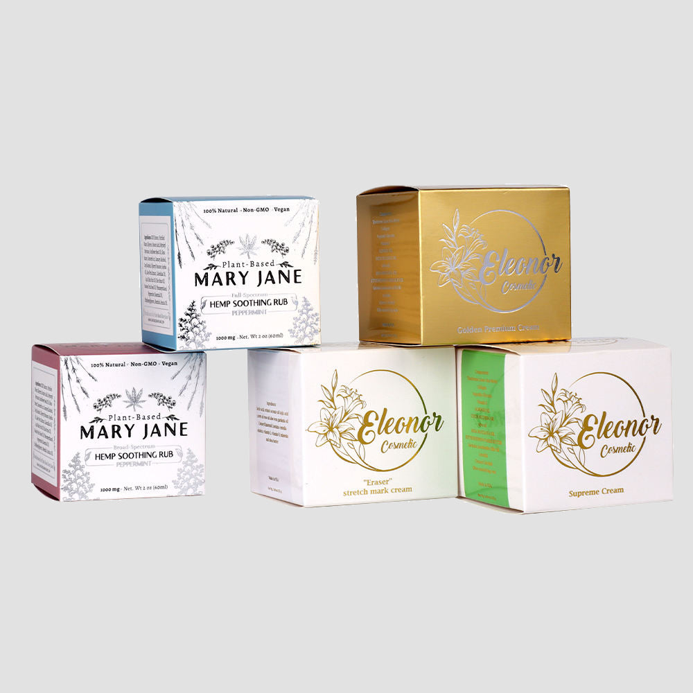 Custom Size Cream Packaging