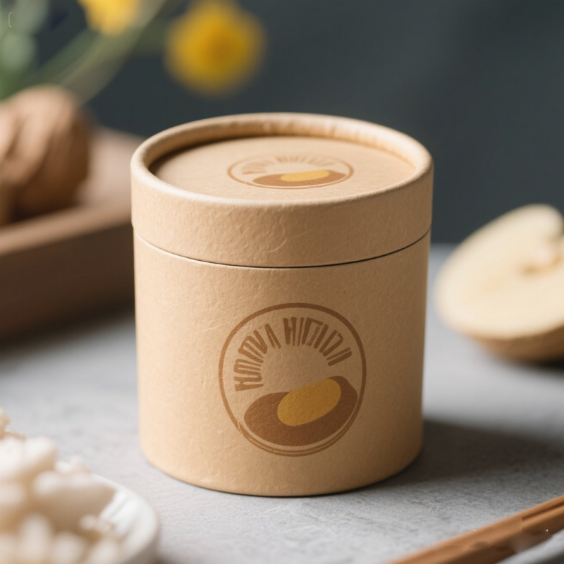 Custom printed kraft tube boxes Main image