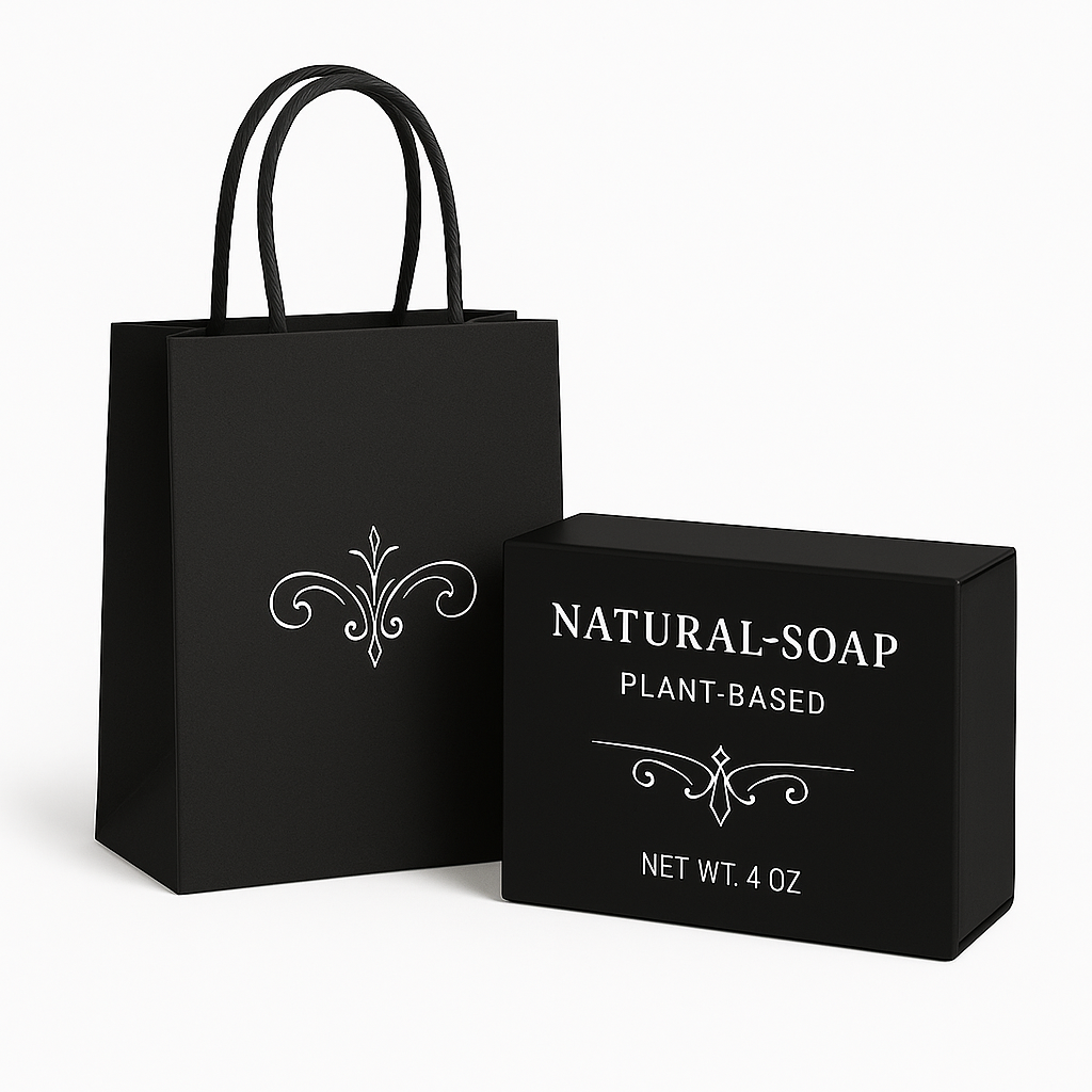 Custom Black Soap Boxes