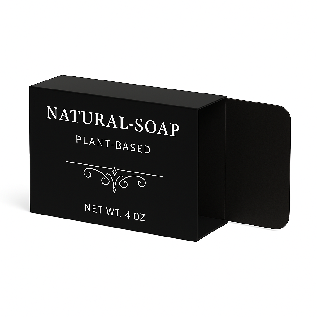 Custom Black Soap Boxes